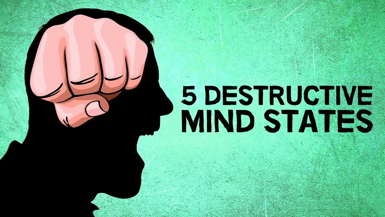 This video by Einzelgänger explains five destructive mind states and how to tackle them. Video by