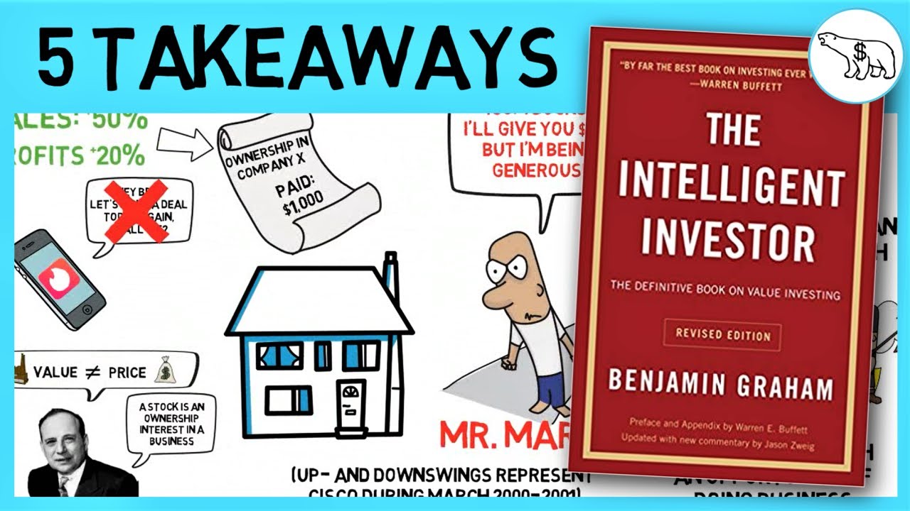 This video presents the 5 greatest takeaways from Benjamin Graham’s classic, The Intelligent Investor. This is